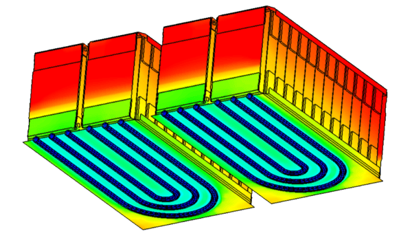 battery-pack-with-ushaped-cooling-plate