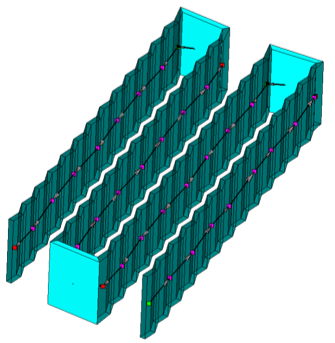 liquid cooled electric vehicle battery